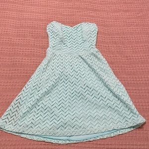 Mint A’gaci Strapless Dress